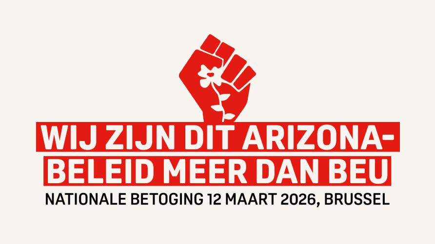 Nationale betoging 12 maart 2026
